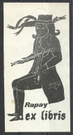 Hungary(?), Ex Libris, Rapay. - Ex-Libris