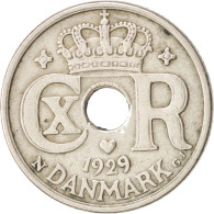 Monnaie, Danemark, Christian X, 10 Öre, 1929, Copenhagen, TTB, Copper-nickel - Denmark