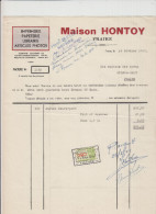 FRAIRE - MAISON HONTOY - IMPRIMERIE/PAPETERIE/LIBRAIRIE/ARTICLE PHOTOS- FACTURE - 1951 - Old Professions