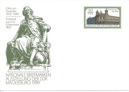 Germany (DDR)  1989  Postkarte  (*) Mi.P103  "Nationale Briefmarkenausstellung, Magdeburg" - Postcards - Mint