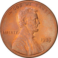 Monnaie, États-Unis, Lincoln Cent, Cent, 1985, U.S. Mint, Philadelphie, SUP - 1959-…: Lincoln, Memorial Reverse