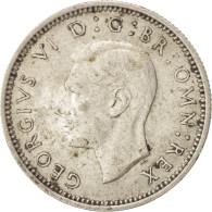 Monnaie, Grande-Bretagne, George VI, 6 Pence, 1943, TTB+, Argent, KM:852 - H. 6 Pence