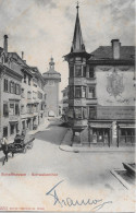 SCHAFFHAUSEN → Schwabenthor Mit Pferdefuhrwerk Beim Merkur, Ca.1905 - Otros & Sin Clasificación