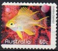 Australia 2010 Fishes Of The Reef 60c Golden Damsel Perf 11 Used - Usati