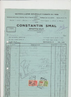 STATTE HUY - CONSTANTIN SMAL - QUINCAILLERIE GENERAL - FACTURE - 1931 - Old Professions