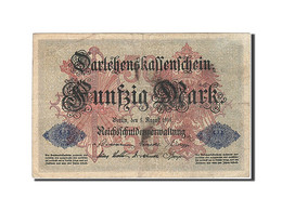 Billet, Allemagne, 50 Mark, 1914, 1914-08-05, KM:49b, TB - 50 Mark