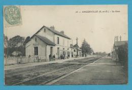 CPA 18 - Chemin De Fer La Gare ANGERVILLE 91 - Angerville