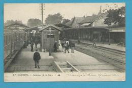 CPA - Chemin De Fer Transport D'un Prisonnier Train En Gare CORBEIL 91 - Corbeil Essonnes