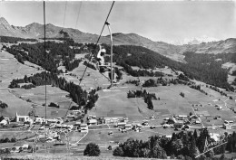 74 -LES GETS- LE TELE-SIEGE DU MONT CHERY, VUE GENERALE ET LE MONT BLANC - Les Gets