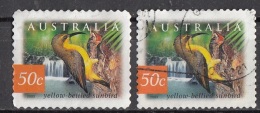 2166 Australia 2003 Birds Uccelli Yellow-bellied Sunbird  Used  Self-Adhesive + Coil Stamps - Moineaux