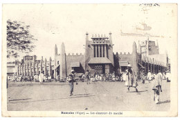 Cpa Niger - Bamako - Les Alentours Du Marché - Niger