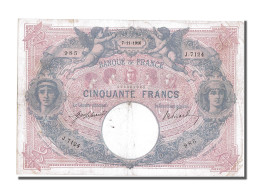 Billet, France, 50 Francs, 50 F 1889-1927 ''Bleu Et Rose'', 1916, 1916-11-07 - 50 F 1889-1927 ''Bleu Et Rose''