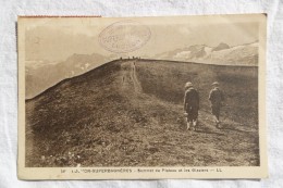 France Luchon Superbagneres Sommet Du Plateau Et Les Glaciers  Stamp 1934   A 114 - Luchon