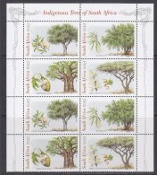 South Africa 1998 Indingenous Trees 2x4v ** Mnh (31674) - Unused Stamps