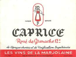 FACT -16 051 : CAPRICE ROSE DE GRENACHE  VINS DE LA MARJOLAINE - Vino Rosado