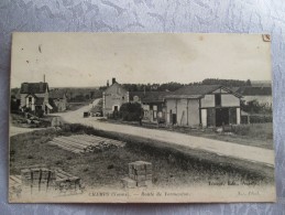 CHAMPS. ROUTE  DE VERMENTON . CAFE ET HOTEL DE LA GARE - Champs Sur Yonne