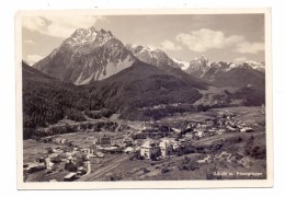 CH 7550 SCUOL / SCHULS, Panorama Mit Pisocgruppe, 1929 - Scuol