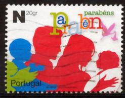 !										■■■■■ds■■ Portugal 2006 AF#3365ø  Congratulations All Occasions Parabéns Son Filho Nice Stamp VFU (k0050) - Oblitérés