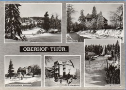 Oberhof In Thüringen - S/w Mehrbildkarte 28 - Oberhof