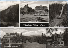 Oberhof In Thüringen - S/w Mehrbildkarte 30 - Oberhof