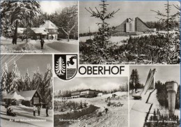 Oberhof In Thüringen - S/w Mehrbildkarte 9 - Oberhof