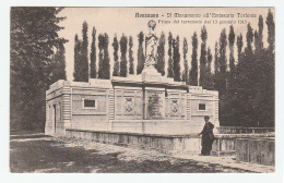 AVEZZANO IL MONUMENTO ALL´EMISSARIO TORLONIA PRIMA DEL TERREMOTO DEL 13 GENNAIO 1915 F/P NON VIAGGIATA - Avezzano