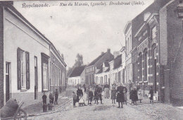 Rupelmonde - Rue Du Marais, Broekstraat (links) Top Animation, 1912 - Kruibeke
