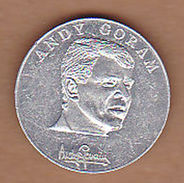 AC - ANDY GORAM ESSO WORLD CUP COLLECTION ITALY 1990 TOKEN - JETON - Noodgeld