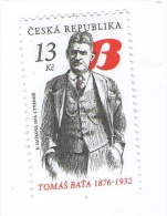 Year 2016 - Tomas Bata, World Renowned Entrepreneur In The Shoemaking, 1 Stamp, MNH - Nuevos