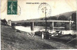 Carte Postale Ancienne De CROISSY SUR SEINE - Croissy-sur-Seine