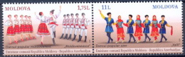 MOLDOVA 2015 CULTURE Folklore DANCES (joint Issue With Azerbaidjan) - Fine Set MNH - Moldawien (Moldau)