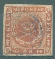 DENMARK - USED/OBLIT. - 1858 - Yv 8 Mi 7a - Lot 14447 - Oblitérés