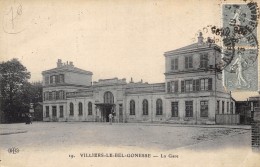 CPA 95 VILLIERS LE BEL GONESSE  LA GARE  1923 - Villiers Le Bel