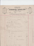 NAMUR - WESMAEL/CHARLIER - LIBRAIRIE - FACTURE - Old Professions