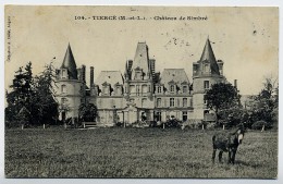 104 - TIERCE Chateau De Simbré - Ane - Voir Dos Cpa - Tierce