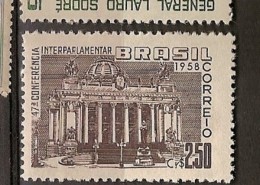 Brazil ** & 47 Conference Interparliamentary, Tiradentes Palace, Rio De Janeiro, 1958 (654) - Unused Stamps