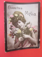 Photo-Cinéma Tabac-Cigarette MÉLIA Fabricant A ALGER-Vedette-Star-Merchandising-Publicité Cinématographique - Melia