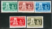 HUNGARY 1949 ARCHITECTURE Structures Buildings CHAIN BRIDGE - Fine Set MNH - Unused Stamps