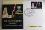 ITALY 2012 - MAXIMUM CARD "BRIGATA FOLGORE" OFFICIAL  FDC - Maximumkaarten