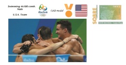 Spain 2016 - Olympic Games Rio 2016 - Gold Medal Swimming Male USA Cover - Andere & Zonder Classificatie