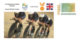 Spain 2016 - Olympic Games Rio 2016 - Gold Medal Cycling Female Great Britain Cover - Other & Unclassified