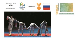 Spain 2016 - Olympic Games Rio 2016 - Gold Medal Fencing Male Russia Cover - Altri & Non Classificati