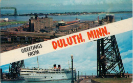 GREETING  FROM  DULUTH,  SISTER QUEEN OF THE GREAT LAKES      (NUOVA) - Duluth