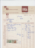 NAMUR - ERGA - MATERIEL ELECTRIQUE ET RADIO EL EN GROS - FACTURE - 30 SEPTEMBRE 1961 - Old Professions
