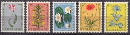 Netherlands Flowers 1960 Mi#746-750 Mint Never Hinged - Ongebruikt