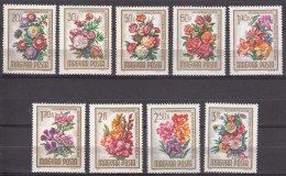 Hungary Flowers 1965 Mi#2111-2119 Mint Never Hinged - Neufs