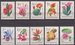 Hungary Flowers 1965 Mi#2164-2173 Mint Never Hinged - Unused Stamps
