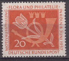 Germany Flowers 1957 Mi#254 Mint Never Hinged - Ongebruikt