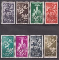 Spanish Sahara Flowers 1962 Mi#232-239 Mint Never Hinged - Sahara Spagnolo