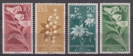 Spanish Guinea Flowers 1959 Mi#356-359 Mint Never Hinged - Guinea Spagnola